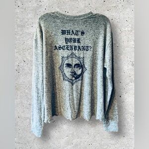 NWT Spirit Jersey What’s Your Ascendant Henley Shirt